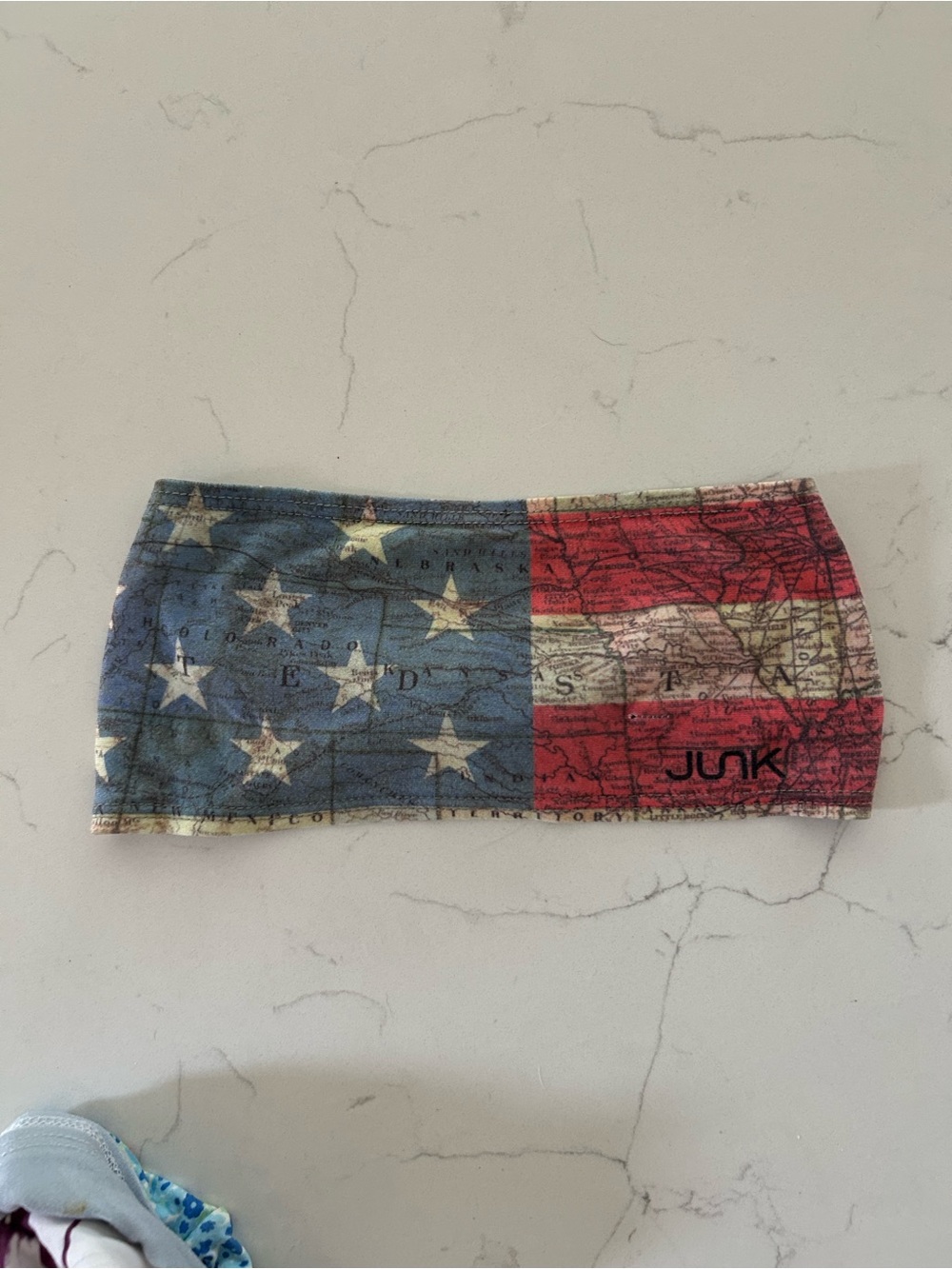 Americana Flag Tube Headband - Red, Blue, White